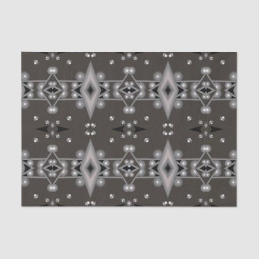 Stellar Performance Modernes Abstraktes Kunstdesig Seidenpapier (Vorderseite)