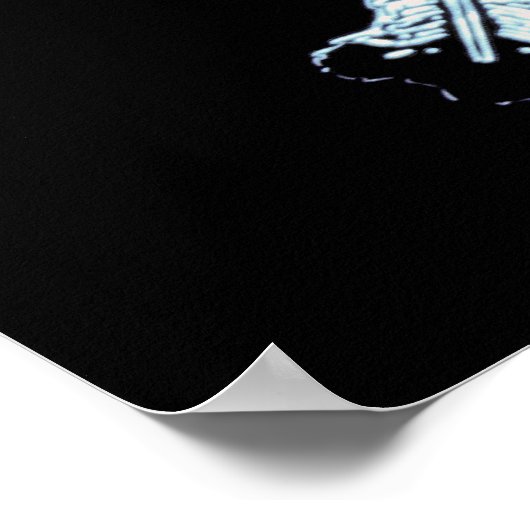 Stellar-Schneekristall Poster (Ecke)