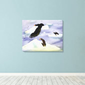 Stellar Sea Eagle Island Canvas Print Leinwanddruck (Insitu (Holzboden))