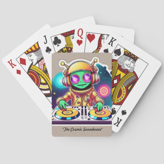 "Stellar Sound Explosion" Spielkarten (Rückseite)