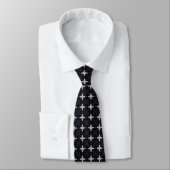 Stellar Stars Black Neck Tie Krawatte (Gebunden)