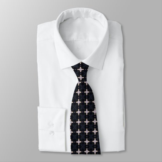 Stellar Stars Black Neck Tie Krawatte (Gebunden)