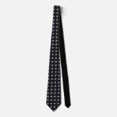 Stellar Stars Black Neck Tie Krawatte (Vorderseite)