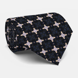 Stellar Stars Black Neck Tie Krawatte