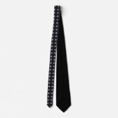 Stellar Stars Black Neck Tie Krawatte (Rückseite)