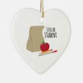 Stellar Student Keramik Ornament (Rechts)