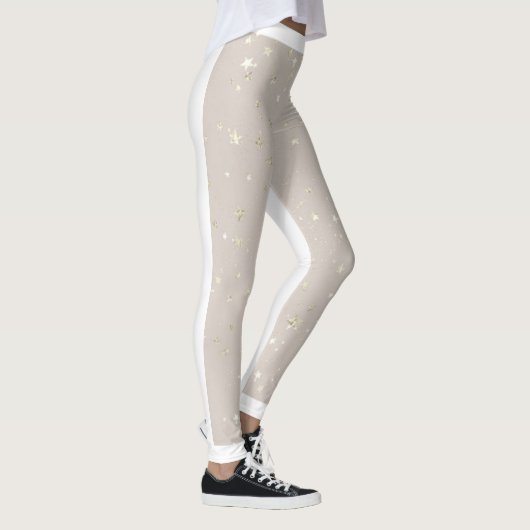 Stellar Style: Glittery Star Leggings (Rechts)