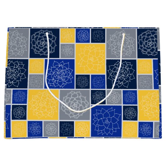 Stellar Succulents Große Geschenktüte (Vorderseite)