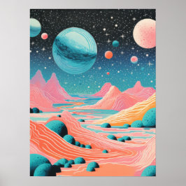 Stellar Summit: Eine künstlerische Vertretung des Poster