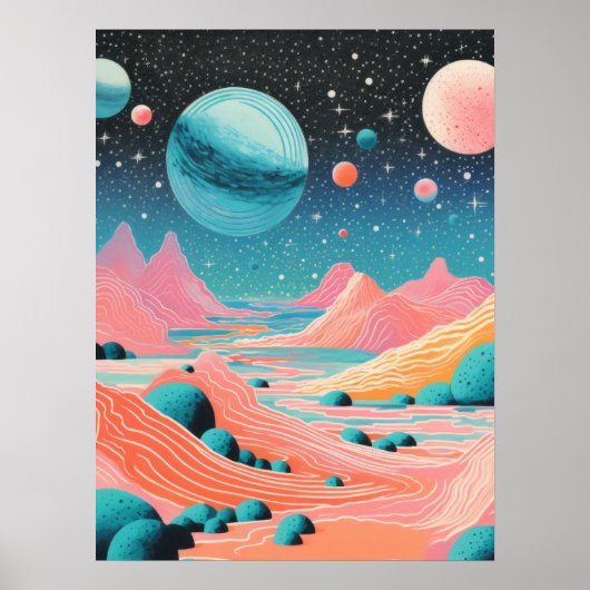 Stellar Summit: Eine künstlerische Vertretung des  Poster (Vorne)