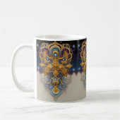 Stellar Symmetrie: Kosmische Ornamentation Kaffeetasse (Links)