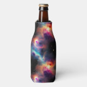 Stellar Symphony Galactic Nebulas Pattern Flaschenkühler (Flaschenvorderseite)