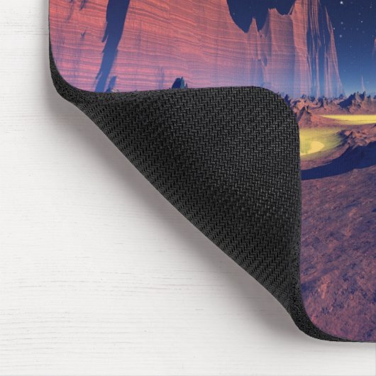 Stellar vista - Fantasy space art mousepad (Ecke)