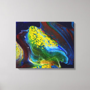 Stellar Wave (Acrylmalerei) Leinwanddruck