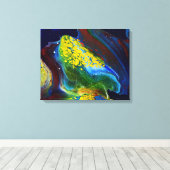 Stellar Wave (Acrylmalerei) Leinwanddruck (Insitu (Holzboden))