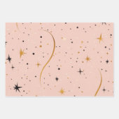 Stellar Wrap - Geschenkpapier mit Star Detai Set (Vorderseite 2)