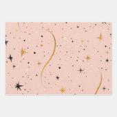 Stellar Wrap - Geschenkpapier mit Star Detai Set (Vorderseite)