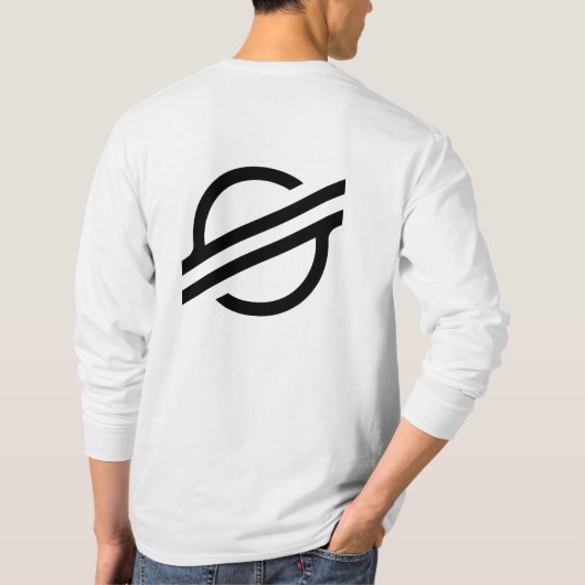 Stellar XLM Crypto T - Shirt White (Rückseite)