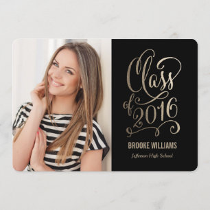 Stellar Year bearbeitbarer Abschluss Einladung