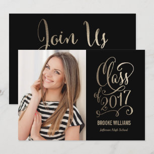 Stellar Year bearbeitbarer Abschluss Einladung