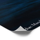 Stellar Zodiac Constellation Mandala - Starry Wall Poster (Ecke)