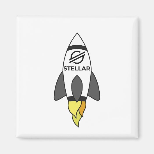 Stellar zur Mondrakete Magnet (Vorne)