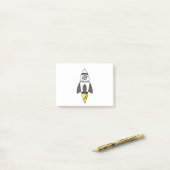 Stellar zur Mondrakete Post-it Klebezettel (Auf Schreibtisch)