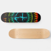 StellaRoot Anchor Down Gradient Grunge Not leidend Skateboard (Horizontal)