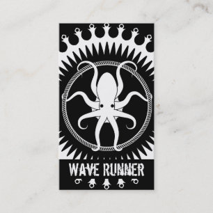 StellaRoot Krake Cracken Muster Visitenkarte