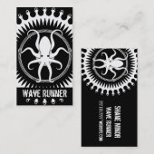 StellaRoot Krake Cracken Muster Visitenkarte (Vorne/Hinten)