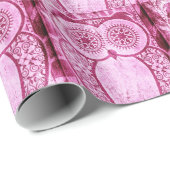 StellaRoot rosa Jeans Hootie Eule Geschenkpapier (Rolleneckpunkt)