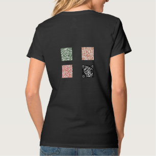 Stella's Sisters Basic T - Shirt mit QR Codes auf
