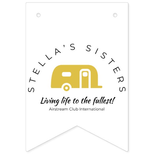 Stella's Sisters Bunting Flags (einseitig) Wimpelkette (Zweite Fahne)