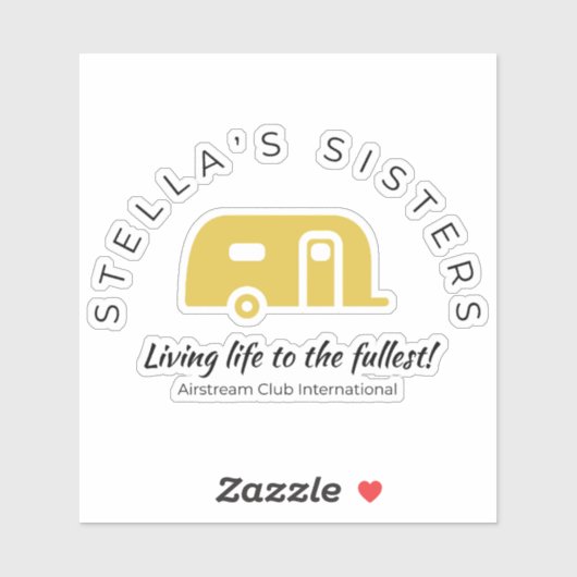 Stella's Sisters Custom-Cut Vinyl Sticker (Blatt)