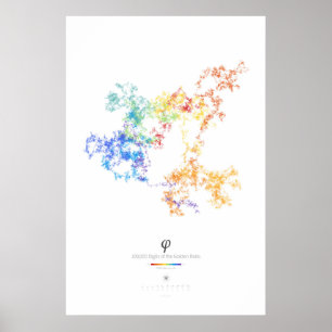 Stellen 100k des goldenen Verhältnisses (Licht) Poster