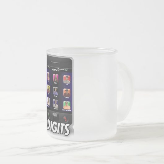 Stellen - Logo-mattierte Tasse (VorderseiteRechts)