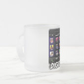 Stellen - Logo-mattierte Tasse (Vorderseite Links)