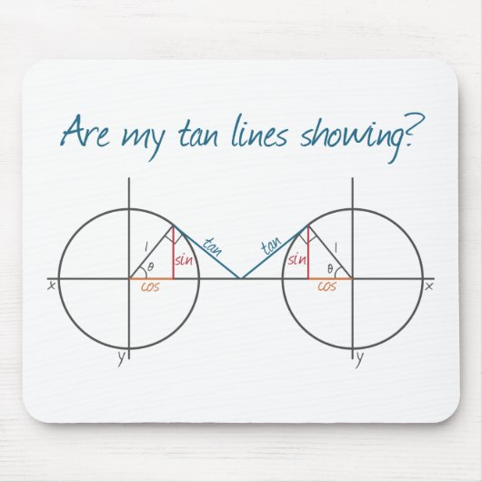 Stellen meine TAN-Linien dar? Mousepad (Vorne)