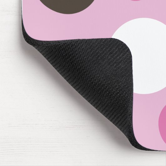 Stellen rosa Mousepad (Ecke)