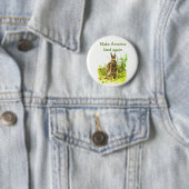 Stellen Sie Amerika-Arten-wieder niedlichen Button (Beispiel)