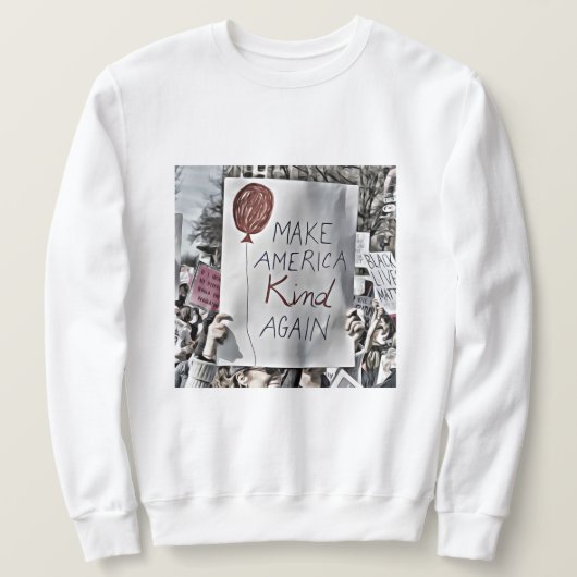 Stellen Sie Amerika-Arten-wieder Sweatshirt her (Design vorne)