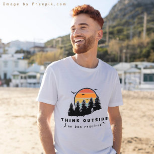 Stellen Sie außerhalb des Feldes nach Bedarf T-Shirt