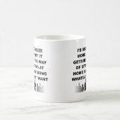 Stellen Sie Bleibe bei Zuhause Funny Mug oder Trav Kaffeetasse (Mittel)