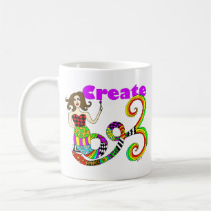 Stellen Sie bunte Meerjungfrau Musen her Kaffeetasse