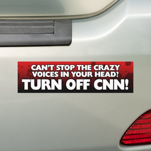 "Stellen Sie CNN-" Autoaufkleber ab (Auf Auto)