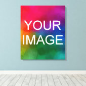 Stellen Sie das Bild oder Logo Ihres Fotos individ Leinwanddruck (Insitu (Holzboden))