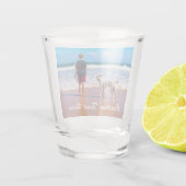 Stellen Sie das Geschenk des Foto-Shotglases mit T Schnapsglas (Rückseite)