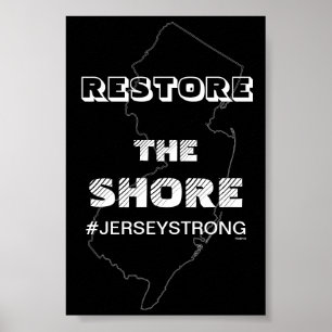 STELLEN SIE DAS UFER - JERSEY-PLAKAT FÜR BÜRO POSTER
