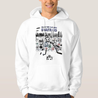 STELLEN SIE DAS ZUKÜNFTIGE FURCHTLOSE - ROBOTER HOODIE