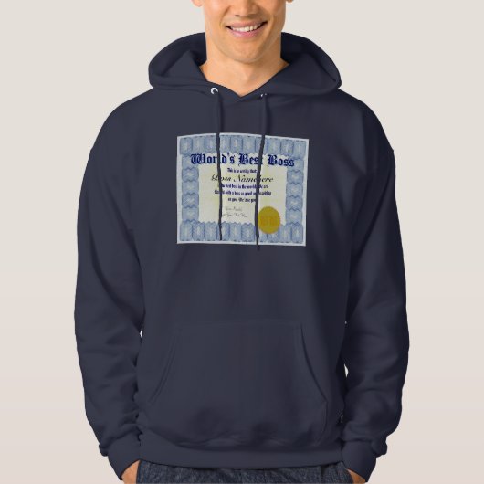 Stellen Sie den besten Chef einer Hoodie (Vorderseite)
